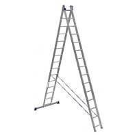 Лестница Alumet алюминий 15ступ. H8.49м макс.нагр.:150кг HS2 6215