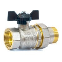 Кран LD прох.запор. 1" внутр/наруж резьб. 544843