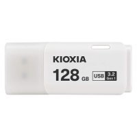 Флешка USB Toshiba Kioxia TransMemory U301 128ГБ, USB3.1, белый [lu301w128gg4] LU301W128GG4