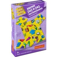 Игра настольная "Логомозаика. Звуки [Ш] и [Ж]" (ВВ4250) 