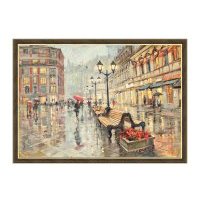 Картина Графис на стену для интерьера Кузнецкий мост 40х50 см GRSH 19084 Кузнецкий мост