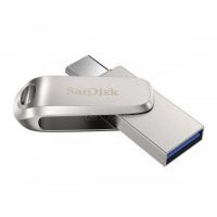Флешка SanDisk 32Gb Ultra Dual Drive Luxe SDDDC4-032G-G46 USB 3.1/USB Type-C, Серебристый 