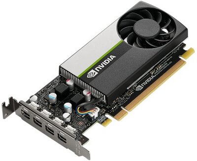 Pny Видеокарта PCI-E PNY 4GB GDDR6 128bit 4*mDP T1000 VCNT1000-PB