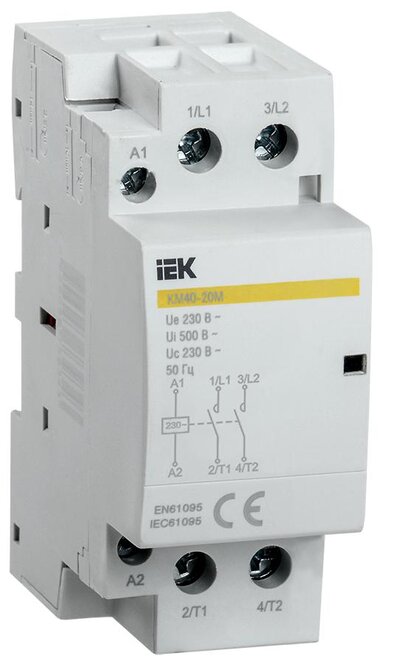 Iek Модульный контактор IEK КМ63-11М AC 63А MKK11-63-11 