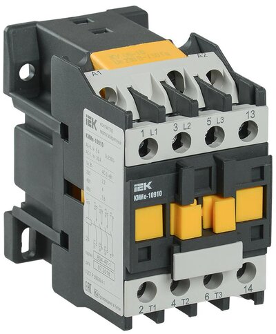 Iek Контактор КМИе-10910 9А 110В/АС3 1НО IEK KKME11-009-110-10 