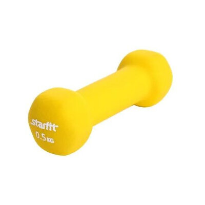 STARFIT Гантель Starfit DB-201 1гант. 0.508кг неопр. желтый (УТ-00009067) 
