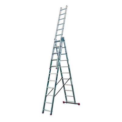 Krause Стремянка Krause Corda KS-013422 алюминий 11ступ. H7.25м макс.нагр.:150кг (013422) 