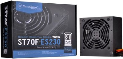 Silverstone Блок питания ATX SilverStone SST-ST70F-ES230 700W, 80 Plus EU, active PFC, 120mm fan ST60F-ES230 SST-ST70F-ES230