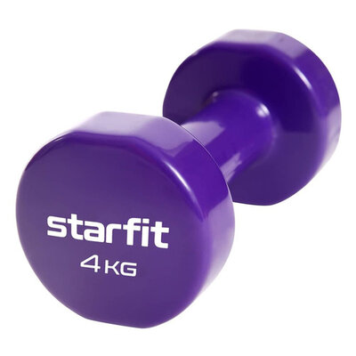 STARFIT Гантель Starfit Core DB-101 1гант. 4.075кг винил. фиолетовый (УТ-00018826) 