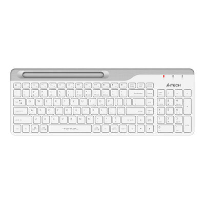 A4Tech Клавиатура A4TECH Fstyler FBK25, USB, Bluetooth/Радиоканал, белый серый [fbk25 white] 