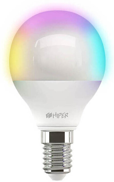 HIPER Умная лампочка HIPER Smart LED bulb IoT LED C3 RGB WiFi Е14 цветная IoT LED C3 RGB