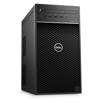 Dell Рабочая станция DELL Precision 3650, Intel Core i7 11700, DDR4 16ГБ, 512ГБ(SSD), NVIDIA Quadro T1000 - 4096 Мб, DVD-RW, Windows 10 Professional, черный [3650-7005] 