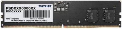 Patriot Memory Модуль памяти DDR5 8GB Patriot Memory Signature line PC5-38400 4800MHz CL40 ECC 1.1V PSD58G480041 