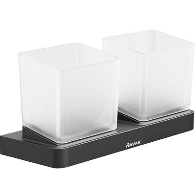 Ravak Стакан для зубных щеток Ravak 10° X07P558 Черный матовый X07P558