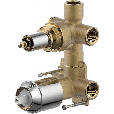 Bravat Скрытая часть для смесителя Bravat Built-in D982CP-B-ENG Хром D982CP-B-ENG