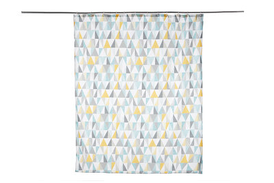 Bath Plus Штора для ванной комнаты Bath Plus Triangular Scrawl 