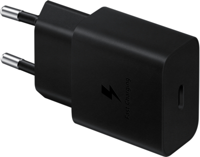 Samsung СЗУ Samsung USB Type-C + дата-кабель Type-C с функцией быстрой зарядки 15W Black (EP-T1510XBEGRU) EP-T1510XBEGRU