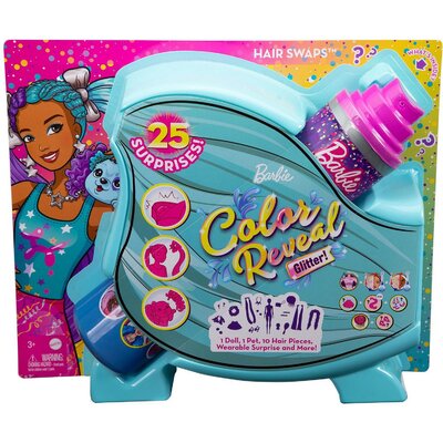 Barbie Barbie Кукла-сюрприз из серии , в непрозрачной упаковке, HBG41 Блеск: Сменные прически HBG41