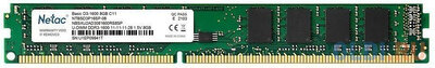 Netac Память оперативная DDR3 Netac 8Gb 1600Mhz (NTBSD3P16SP-08) DDR3L NTBSD3P16SP-08 8Gb NTBSD3P16SP-08