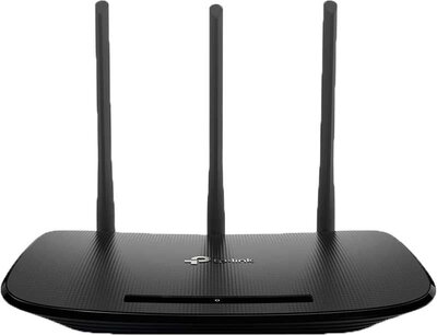 TP-LINK Беспроводной маршрутизатор TP-LINK TL-WR940N 802.11bgn 450Mbps 2.4 ГГц 4xLAN черный TL-WR940N
