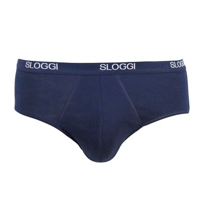 Sloggi Трусы-слипы SLOGGI Миди из хлопка стретч MEN BASIC L синий 