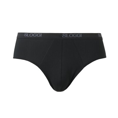 Sloggi Трусы-слипы SLOGGI Миди из хлопка стретч MEN BASIC L черный 