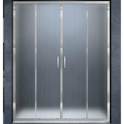 Vincea Душевая дверь Vincea Alpha 180x190 VDS-3AL2180MT профиль Хром стекло текстурное VDS-3AL2180MT