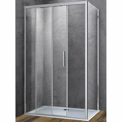 Vincea Душевой уголок Vincea Soft 140x100 VSR-3SO1014CL профиль Хром стекло прозрачное VSR-3SO1014CL