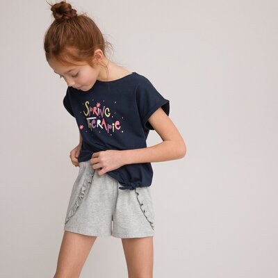 La Redoute Collections Шорты LA REDOUTE COLLECTIONS С воланами 3-12 лет 10 серый 