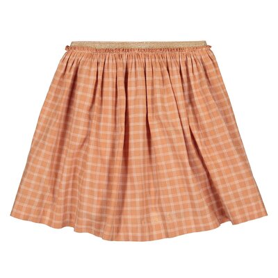 La Redoute Collections Юбка В клетку 3-12 лет 12 лет -150 см каштановый La Redoute Collections 