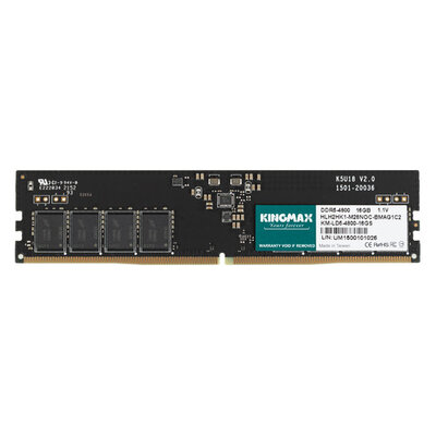 KINGMAX Модуль памяти Kingmax DDR5 - 16ГБ 4800, DIMM, Ret KM-LD5-4800-16GS 