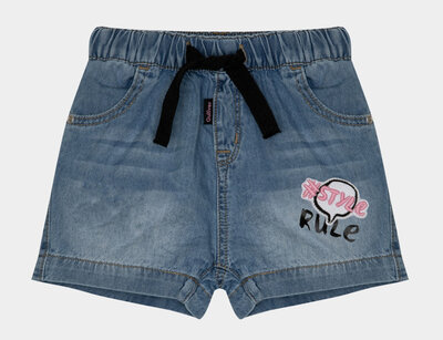 Gulliver Gulliver Шорты джинсовые для девочки Цветные истории 12131GBC6001 12131GBC6001