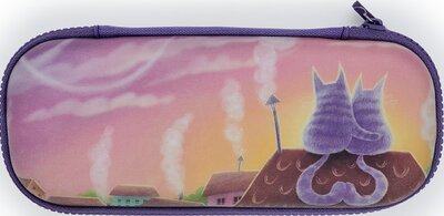 Bruno Visconti Пенал на молнии 1отд "КОТИКИ НА КРЫШЕ",14-057/03 Bruno Visconti