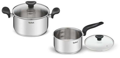 Tefal Набор посуды Tefal PRIMARY 4 предмета 16/20 см 1,5/3 л E308S474 E308S474