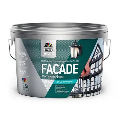 Dufa краска dufa premium fasade фасадная база a 2,5л 