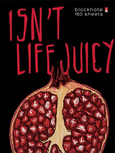 Альт Блокнот-престиж Juicy Life. Гранат, А6, 160 листов, клетка Альт 