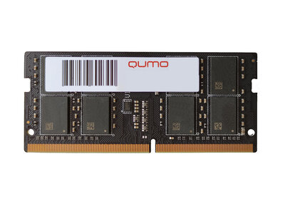 Qumo Модуль памяти Qumo SO-DIMM DDR4 16ГБ PC4-19200 2400MHz 1.2V, CL17, QUM4S-16G2400N17 QUM4S-16G2400N17