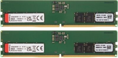 Kingston Модуль памяти DDR5 32GB (2*16GB) Kingston 4800MHz CL40 1Rx8 1.1V 288-pin KVR48U40BS8K2-32 