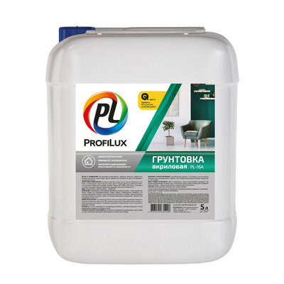 Profilux грунт profilux pl-16a акриловый для внутренних работ 5л 