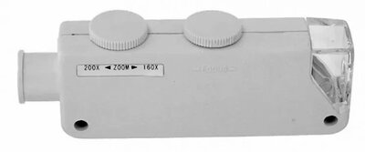 Kromatech Микроскоп карманный Kromatech 160–200x, с подсветкой (1 LED) MG10081-1A П118-72991