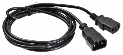 Buro Кабель-удлинитель Buro AN23-1008 IEC C13 IEC C14 1.8м черный AN23-1008