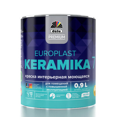 Dufa Premium краска dufa premium europlast keramika 7 интерьерная база a 0,9л