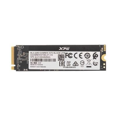 A-Data Накопитель SSD A-Data Gammix S70 Blade 2048GB (AGAMMIXS70B-2T-CS) AGAMMIXS70B-2T-CS