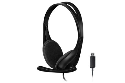 A4Tech Наушники A4Tech HU-9 черный (HU-9 (BLACK)) HU-9 (BLACK)