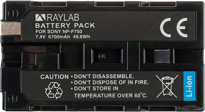Raylab Аккумулятор Raylab RL-F750 6700мАч 