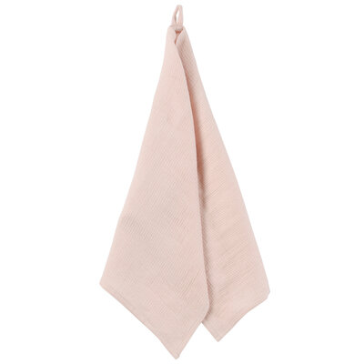 Tkano Полотенце вафельное кухонное Tkano Essential из умягченного льна цвета пыльной розы TK18-TT0005