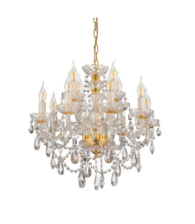 Lumina Deco Люстра Lumina Deco ELIZA LDP 7026-8+4 SL+GD LDP 7026-8+4 SL+GD