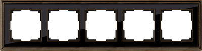 Werkel Рамка на 5 постов (бронза, черный) Werkel WL17-Frame-05 4690389103766 a037691