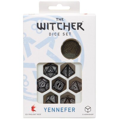 Q-Workshop Набор кубиков The Witcher: Yennefer – The Obsidian Star, 7 шт. Q-Workshop SWYE37