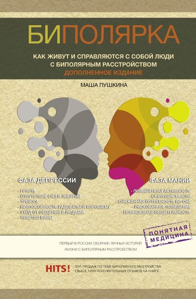 Книга: ИЗДАТЕЛЬСТВО "АСТ" Биполярка: как живут и справляются с собой люди с биполярным расстройством. Дополненное издание 978-5-17-148179-7
